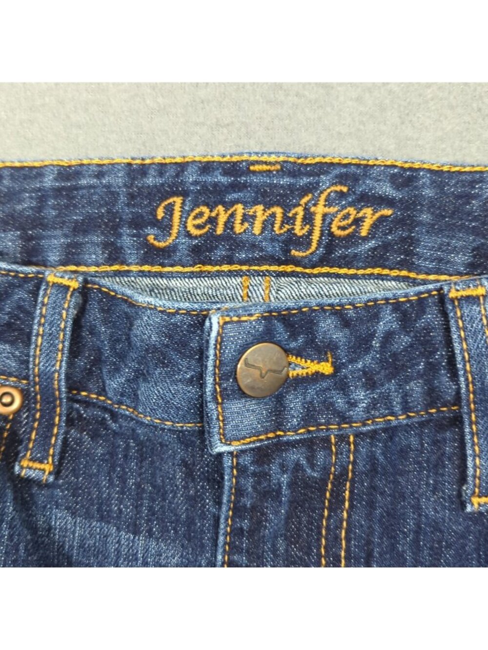 Kimes Ranch Jeans Women's 0x30 Blue Jennifer High Rise Wide Flare Leg Western